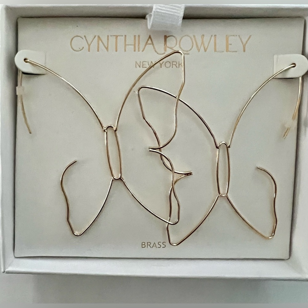 NWOT Cynthia Rowley Butterfly Earrings 🦋